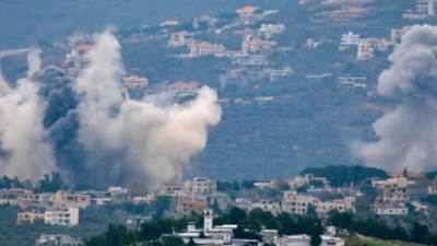 إسرائيل تقصف أهدافا لحزب الله واندلاع حرائق لديها إثر سقوط صواريخ من لبنان