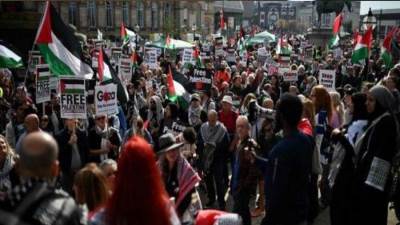 تظاهرات في مدن وعواصم عالمية تنديدا بالعدوان على قطاع غزة