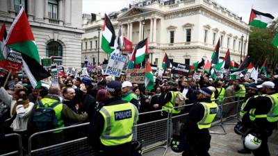 تظاهرات في مدن وعواصم عالمية تنديدا بجرائم الاحتلال على غزة