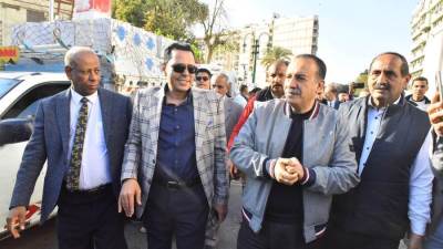 محافظ أسيوط يشهد انطلاق قوافل حزب الشعب الجمهوري لتوزيع 21 ألف كرتونة مواد غذائية