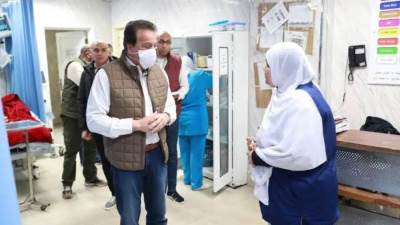  وزير الصحة يحيل المتغيبين بمستشفى المقطم للتأمين الصحي للتحقيق