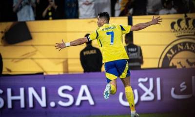 رونالدو يسجل هدفين ويقود النصر للفوز على الرياض 2 -1 وملاحقة الهلال في الدوري السعودي