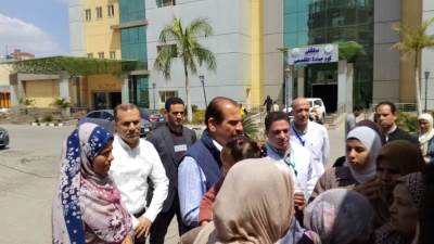 نائب وزير الصحة يتفقد مستشفى كوم حمادة التخصصي بالبحيرة