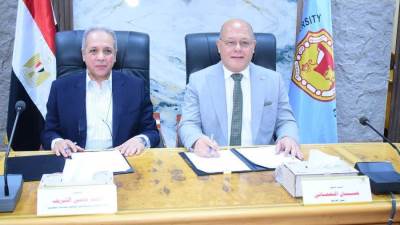 بروتوكول تعاون بين كليتي التربية والالسن بجامعة سوهاج ومدارس جيل المستقبل الدولية