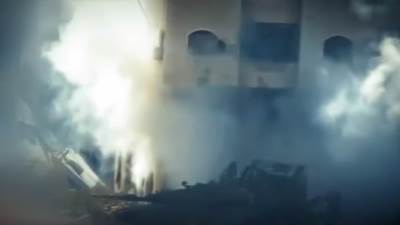 "سرايا القدس" تعرض مشاهد من تفخيخ وتفجير منزل بداخله قوة إسرائيلية شرق غزة