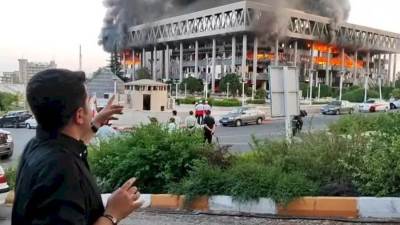 الجيش الايراني: قصف مبنى التلفزيون هو إعلان حرب على التدفق الصحيح للتنوير والمعلومات