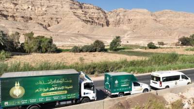 «بيت الزكاة والصدقات» ينهي توزيع لحوم الأضاحي على عشرات الآلاف من الأسر المستحقة في صعيد مصر