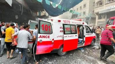 الهلال الأحمر الفلسطيني يطالب بإنقاذ قطاع غزة من الإبادة الإسرائيلية