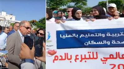 حملة تبرع بالدم في محافظة المنيا تجمع الكل