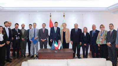 وزير الزراعة يشهد توقيع بروتوكول تعاون لتعزيز إنتاج المحاصيل بين مركز البحوث الزراعية والوكالة الإيطالية بالقاهرة