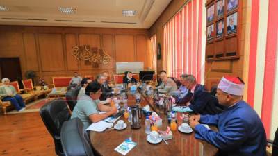 انعقاد الاجتماع الأول للجنة المشكلة للمبادرة الرئاسية "معًا بالوعي نحميها" بجامعة كفر الشيخ