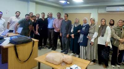 بدء أولى دورات دعم الحياة الأساسية بمستشفى بني سويف التخصصي لرفع كفاءة الكوادر الطبية