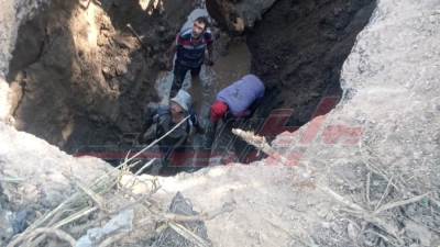 إصلاح هبوط أرضي وإعادة تمهيد الطرق بكفر الشيخ 