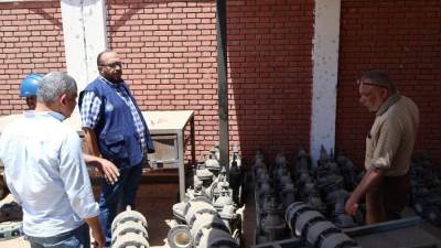 رئيس مياه سوهاج يتفقد محطات مياه الشرب باخميم ويؤكد على أهمية التشغيل والصيانة