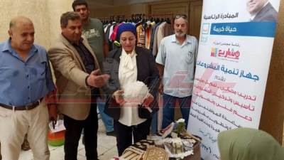 كفر الشيخ تفتتح معرض الحرف اليدوية والغذائية بقلين