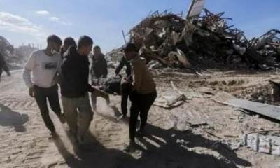 استشهاد 4 فلسطينيين في قصف إسرائيلي وسط قطاع غزة