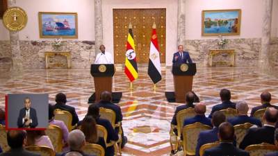 عاجل.. بث مباشر .. مؤتمر صحفي مشترك للرئيس السيسي مع نظيره الأوغندي