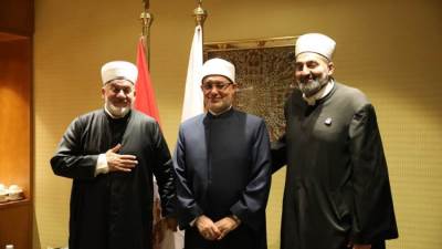 مفتي الجمهورية يستقبل مفتي «بلجراد» ويبحثان سبل تعزيز التعاون العلمي والإفتائي لخدمة مسلمي أوروبا