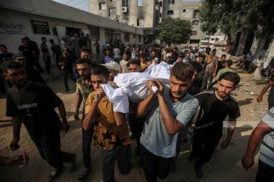 3 شهداء في قصف الاحتلال خيام نازحين غرب مدينة غزة