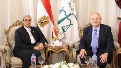 رئيس مجلس الدولة يستقبل رئيسة المجلس القومي للمرأة