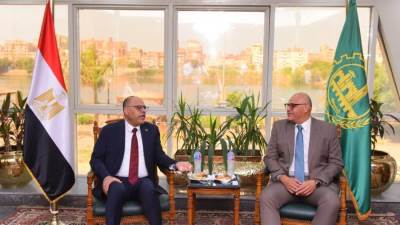 وزير العمل ومحافظ القليوبية يبحثان تفعيل سبل التعاون وتطوير منظومة التدريب المهني