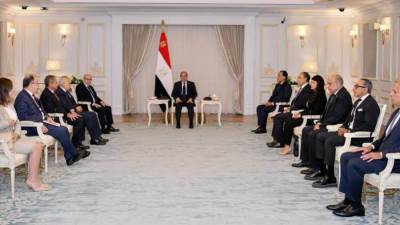 الرئيس السيسي يستقبل الدكتور نواف سلام رئيس مجلس الوزراء اللبناني