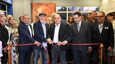 «قصور الثقافة» تفتتح معرض "ملتقى دهب العربي الأول للرسم والتصوير" بالهناجر