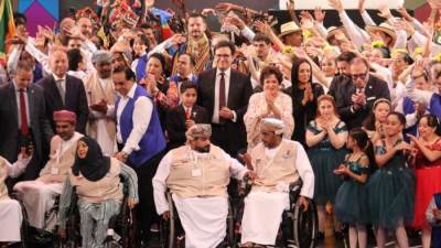   رئيسة الطفولة والأمومة في افتتاح الملتقى الدولي التاسع لفنون ذوي القدرات الخاصة "أولادنا"