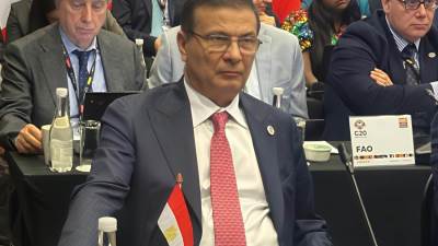 وزير الزراعة يشارك في جلسة إعتماد الإعلان الوزاري للأمن الغذائي ضمن اجتماعات مجموعة العشرين في جنوب افريقيا