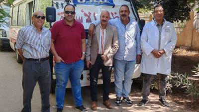 "حياة كريمة" قافلة تُقدم 3903 خدمات طبية مجانية لأهالي قرية شاويش بإهناسيا