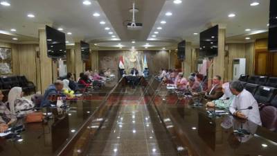  كفر الشيخ تناقش آليات عمل لجان الحصر والتقييم للوحدات المؤجرة "إيجار قديم"