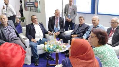 إقبال من الأطباء البيطريين على جناح النقابة بمعرض "أجرينا الشرق الأوسط 2025"