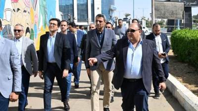 وزير الثقافة ومحافظ السويس يتفقدان أعمال تطوير قصر ثقافة السويس