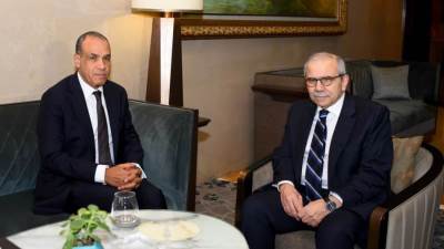 وزير الخارجية يلتقي رئيس وزراء لبنان 