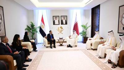 رئيس الوزراء القطري يستقبل "مدبولي" بالعاصمة "الدوحة"