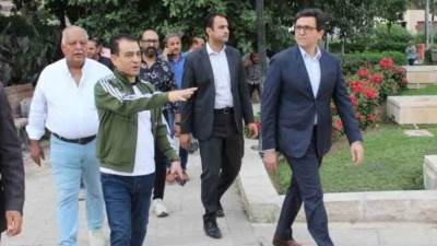 وزير الثقافة يتفقد مشروع إعادة إحياء حديقة الأزبكية التراثية