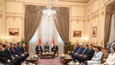 رئيس مجلس النواب يستقبل رئيس جمهورية قيرغيزستان