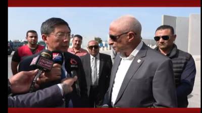 سفير سنغافورة بالقاهرة يتفقد معبر رفح البري