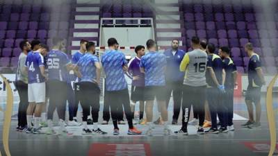 سموحة يؤدي مرانه الأول في العين استعدادًا لنهائي كأس السوبر المصري لكرة اليد