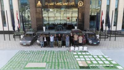 إحباط محاولة تشكيل عصابي شديد الخطورة جلب أقراص الكبتاجون المخدر لتهريبها للخارج