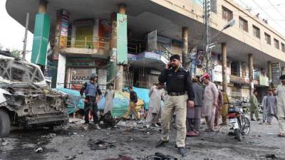 مقتل 3 من الشرطة الباكستانية في انفجار شمال غربي البلاد