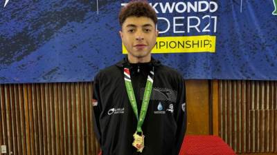 معتز بالله عاصم: ذهبية العالم للتايكوندو ستمنحني دفعة قوية لتحقيق ميدالية في لوس أنجلوس